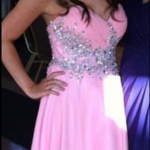 Gorgeous pink jovani formal dress!
